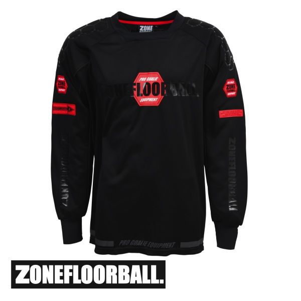 Zone Torwart Pullover PRO schwarz/rot