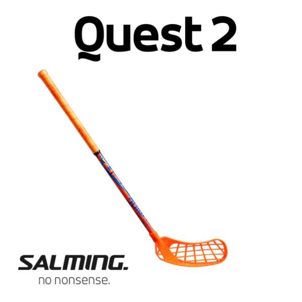 Salming QUEST 2 35 Mid orange/blau