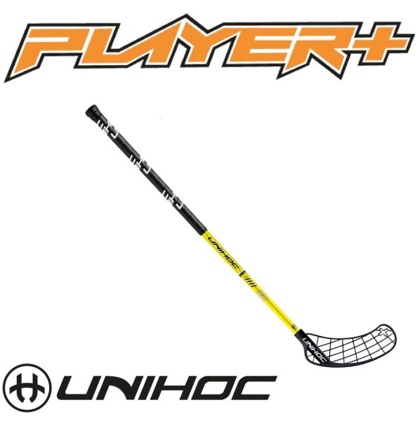 Unihoc PLAYER+ Composite 30 schwarz/gelb