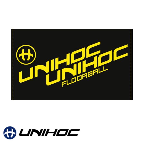 Unihoc Handtuch schwarz/gelb