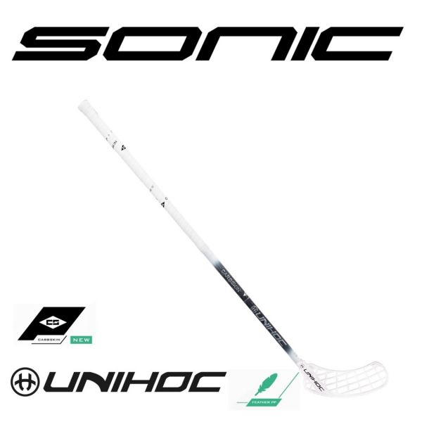 Unihoc SONIC CARBSKIN FeatherLight 26 White Edt. weiß