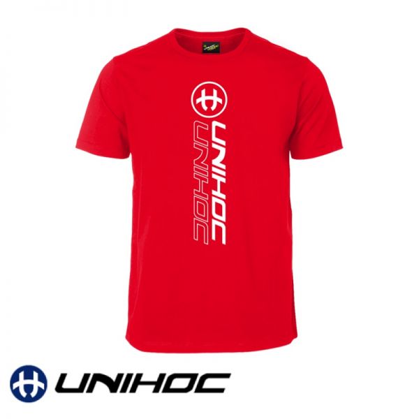 Unihoc Floorball T-Shirt PLAYER rot