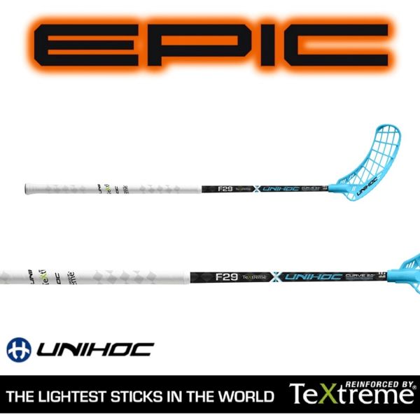 Unihoc EPIC TEXTREME FeatherLight Curve 2.0° 29 blau