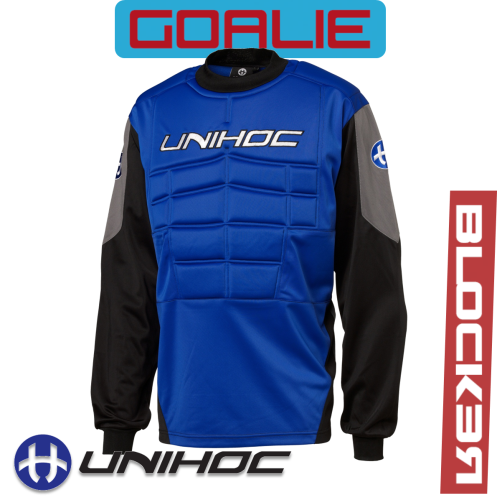 Unihoc BLOCKER TW-Pullover Senior blau/schwarz