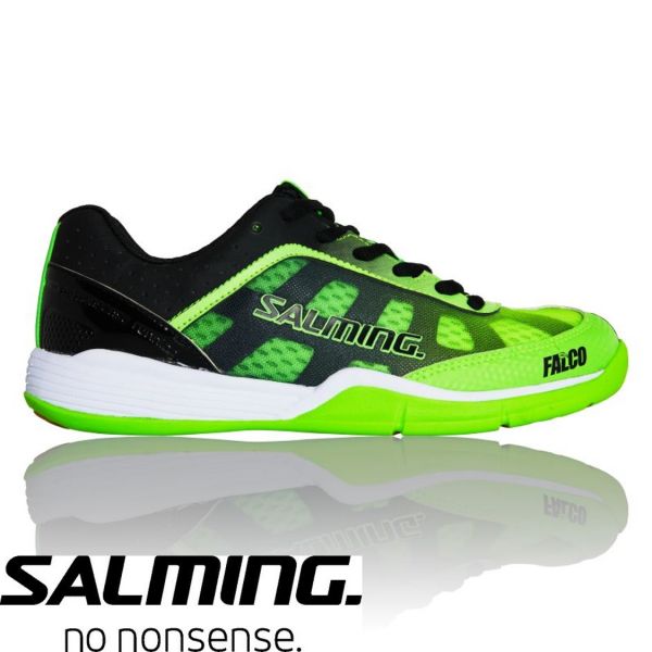 Salming Schuh FALCO Junior Grün/Schwarz