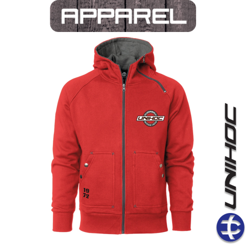 Unihoc Hoodie TORINO rot