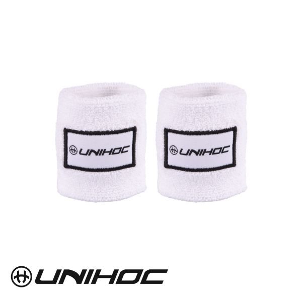 Unihoc Schweißband TERRY (2er Pack) weiß