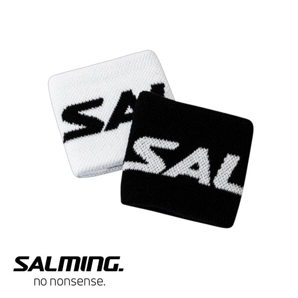 Salming Schweißband SHORT (2er Pack) Schwarz/Weiß