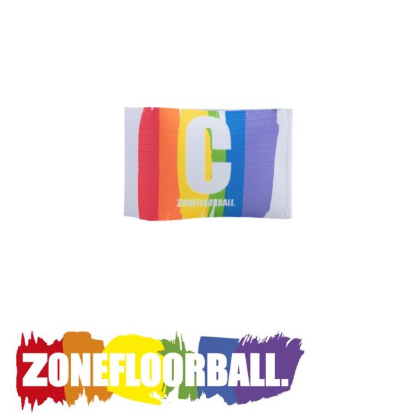 Zone Kapitänsbinde PRIDE weiß/rainbow