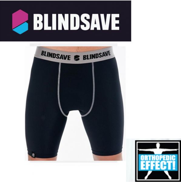 BLINDSAVE Compression Shorts mit Suspensorium