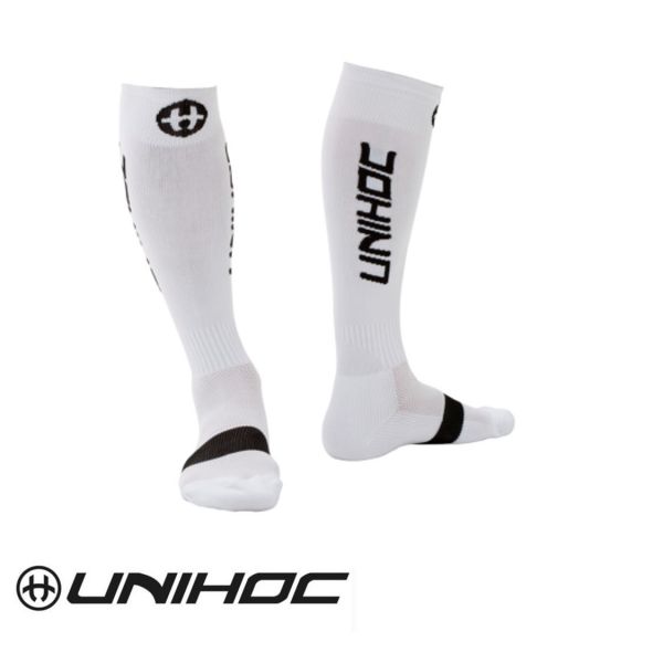 Unihoc Stutzen BADGE weiss