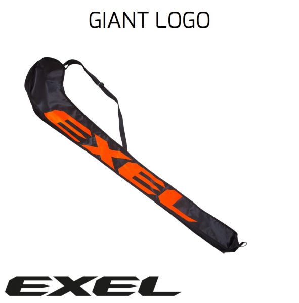 Exel Stickbag GIANT LOGO Junior Schwarz/Orange
