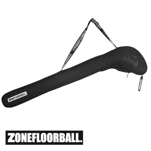 Floorball Schlägertasche - Zone Stickbag BRILLIANT Senior Schwarz Grau