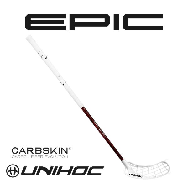 Unihoc EPIC CARBSKIN FeatherLight 26 radiant rot