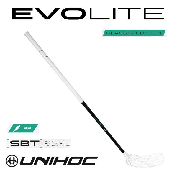 Floorballschläger - Unihoc EVOLITE PRO CLASSIC FL 26 weiß.jpg