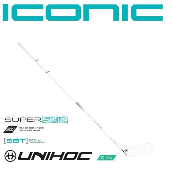 Unihoc ICONIC Superskin Pro 26 weiß/silber