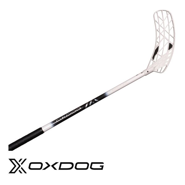 Floorballschläger - Oxdog FSL EXTREMEFAST HST 27 schwarz weiß.jpg