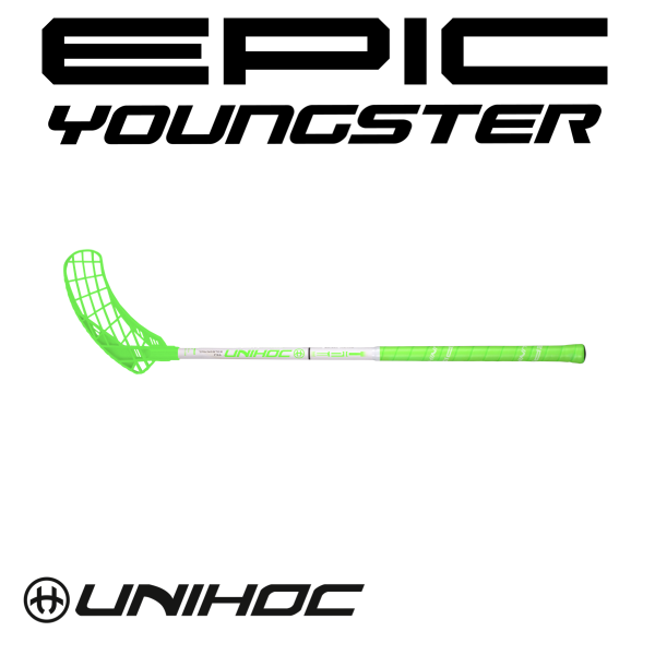 Unihoc EPIC Youngster 36 neon grün/weiß