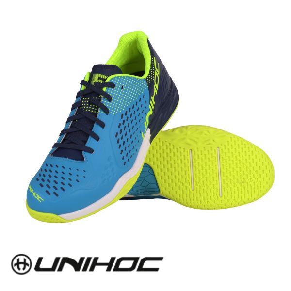 Unihoc Floorball Schuh U5 PRO LowCut Men blau