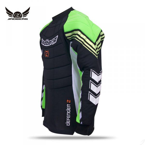 Jadberg TW-Pullover DEFENDER 2 schwarz/lime - seitlich
