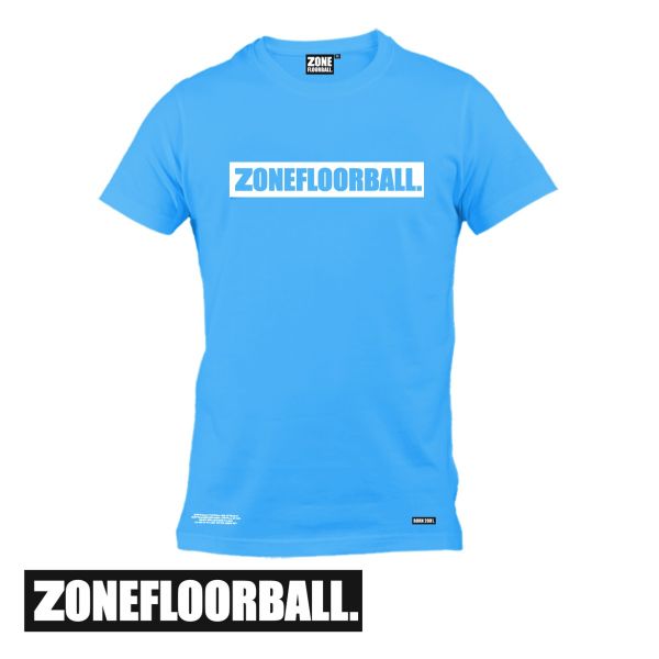 Zone T-Shirt PERSONAL blau/weiß