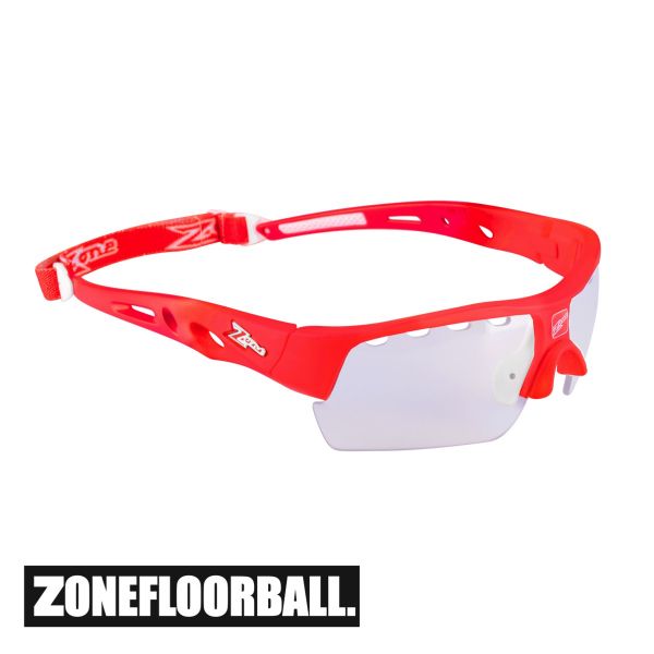 Floorball Brille für Kinder - Zone MATRIX Kids rot
