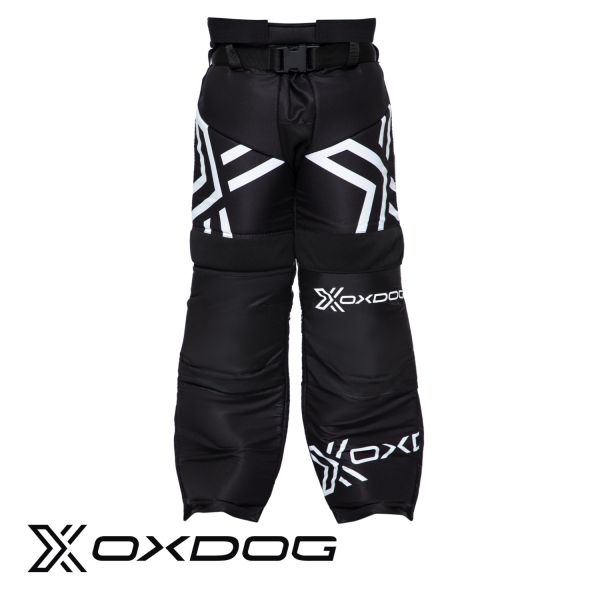 Oxdog XGUARD Floorball Torwart Hose Junior schwarz/weiß