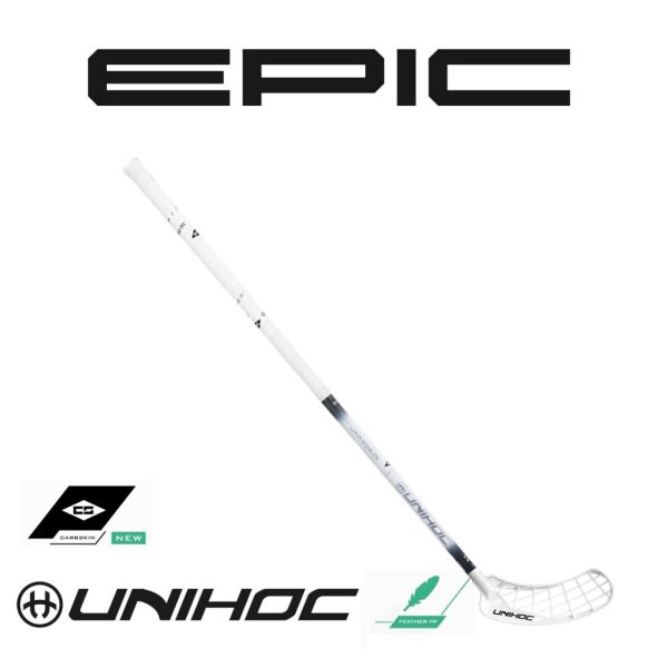 Unihoc EPIC CARBSKIN FeatherLight 29 White Edt. weiß