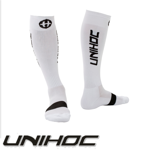 Unihoc Stutzen BADGE weiss