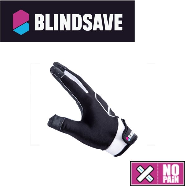 BLINDSAVE Torwarthandschuhe Schwarz