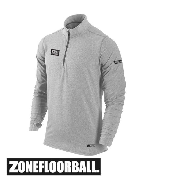 Zone T-Shirt HITECH Long Sleeve grau