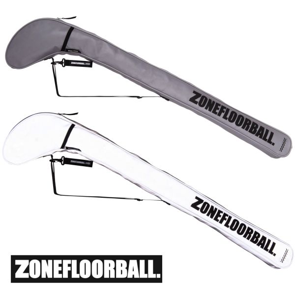 Reflektierende Floorball Schlägertasche - Zone Stickbag REFLECTIVE Senior silber/schwarz