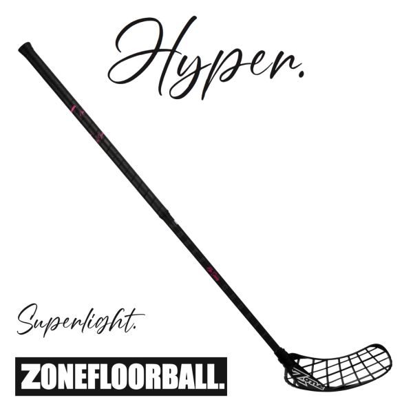 Floorball Schläger - Zone HYPER AIR Superlight 29 D- schwarz