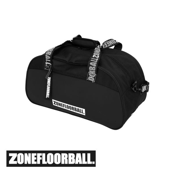 Floorball Tasche - Zone Sporttasche BRILLIANT klein schwarz/grau