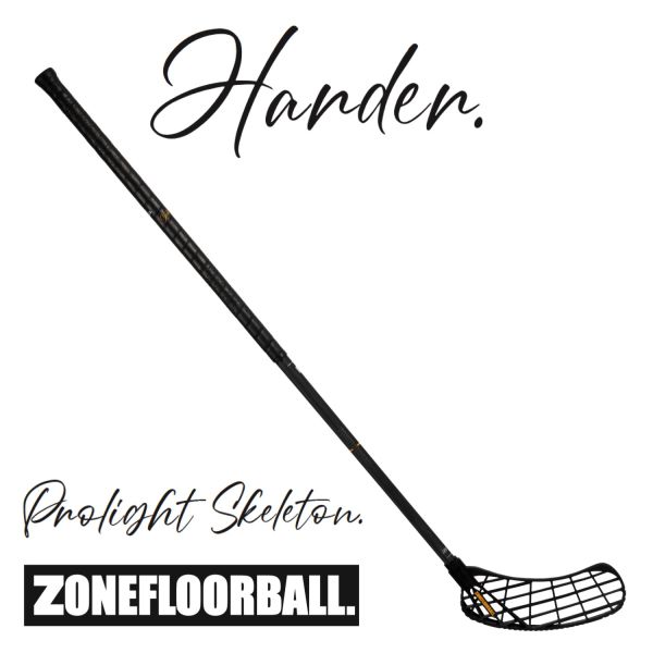 Floorball Schläger - Zone HARDER Prolight R Skeleton 28 schwarz