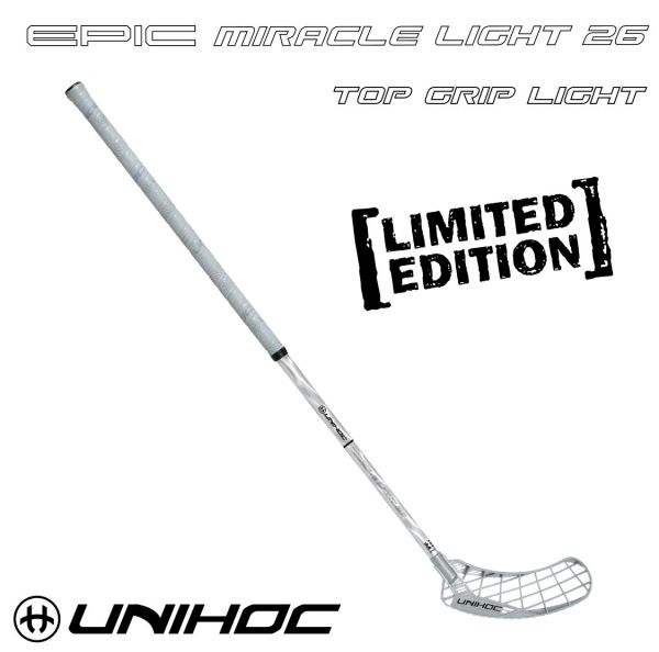 Floorball Schläger - Unihoc EPIC Miracle Light 26 silber