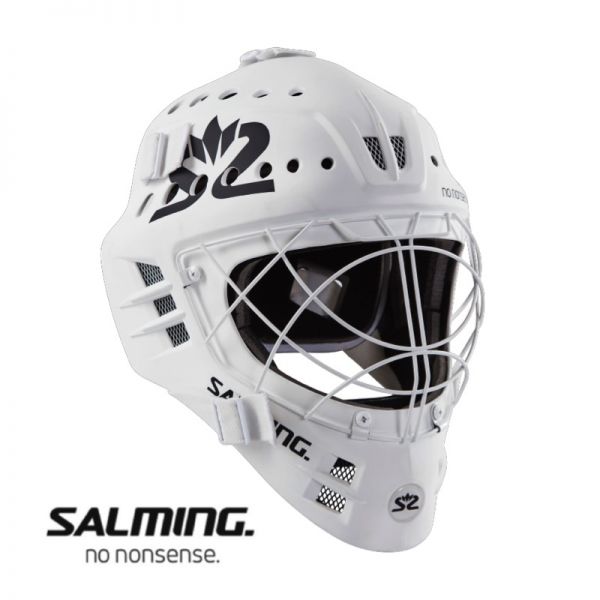 Floorball Helm - Salming PHOENIX Elite weiß