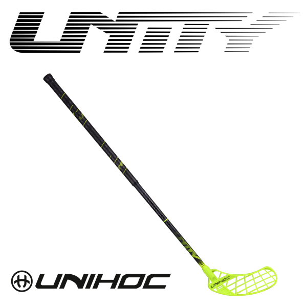 Floorball Schläger - Unihoc UNITY Conposite 28 schwarz/gelb