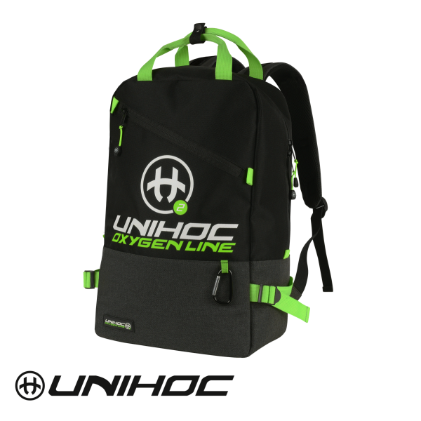 Unihoc Rucksack OXYGEN LINE Schwarz/Grün