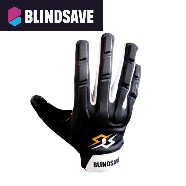 BLINDSAVE Torwarthandschuhe Padded X Schwarz