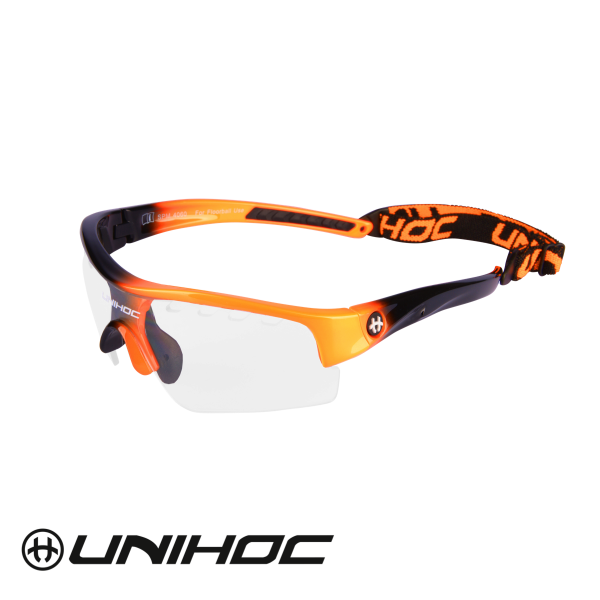 Unihoc Sportbrille VICTORY Kids orange / schwarz