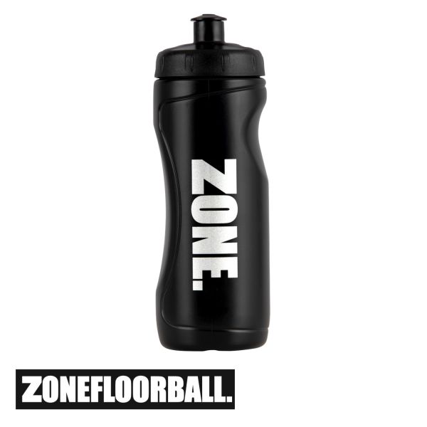 Floorball Trinkflasche Zone THIRSTY schwarz (0,6L)