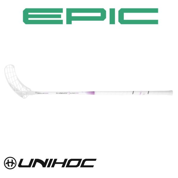 Unihoc EPIC FeatherLight Superskin Regular 29 weiß/lila