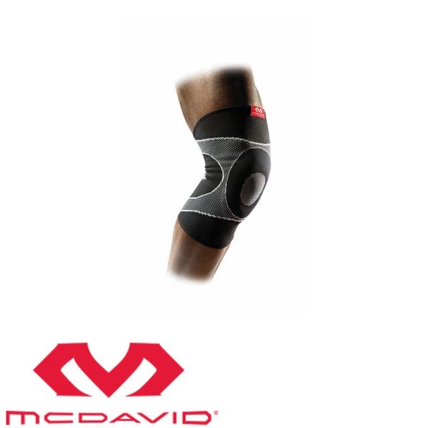 MCDAVID Kniebandage mit Gel-Streben schwarz