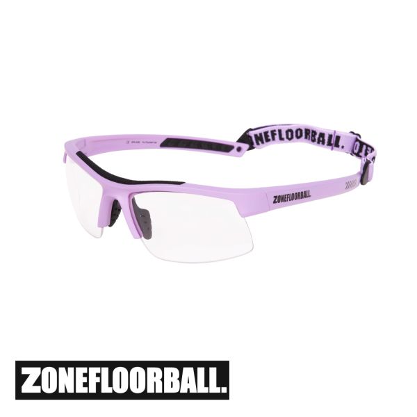 Floorball Sportbrille Zone PROTECTOR Kids eislila