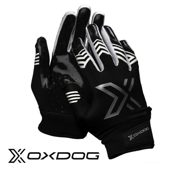 Floorball Goalie Handschuhe - Oxdog Torwarthandschuhe XGUARD SILICON schwarz