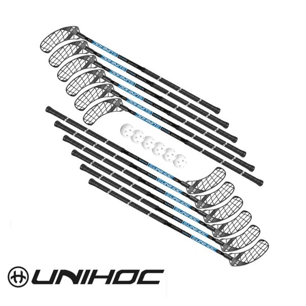 Unihoc UNITY CLASSIC 29 schwarz/blau - Set