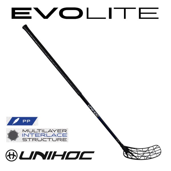 Floorballschläger - Unihoc EVOLITE PERFORMANCE MID FL 26 schwarz.jpg