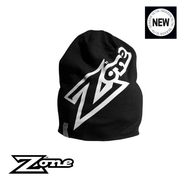 Zone Beanie MEGA schwarz/weiß