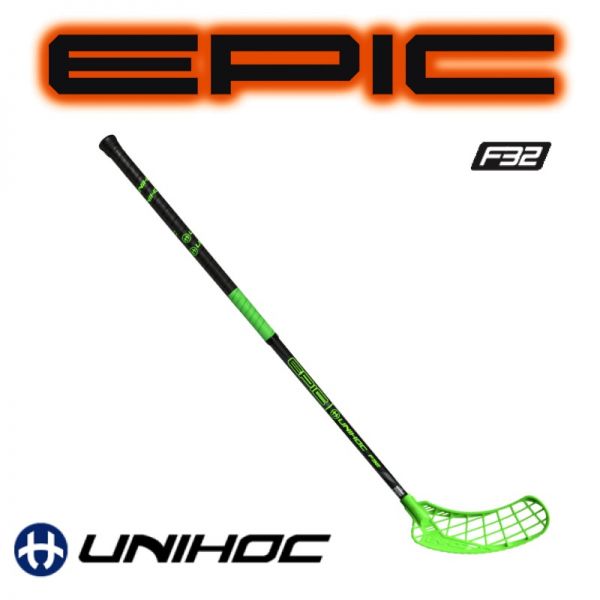 Floorballschläger Unihoc EPIC 32 grün